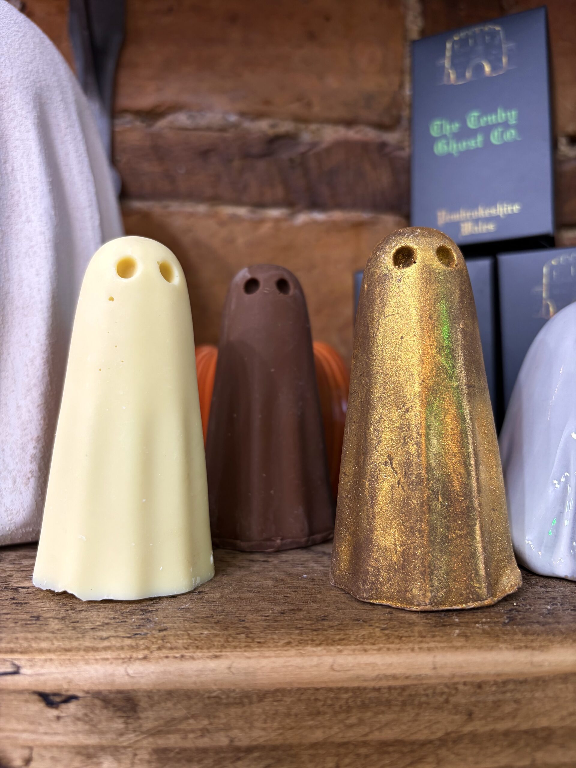 Belgian Chocolate Ghosts